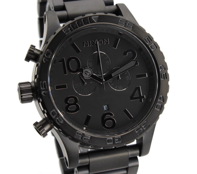NIXON 51-30 Chrono A1389-3086-00 Matte Black Man