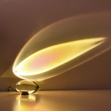 1pcs Crystal Lamp with 16 Colors, Small LED Table Lamp, Aura Night Light for ...
