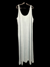 Zenana Light Sage Green Maxi Dress Sleeveless Scoop Neck Womens Sz Large Casual