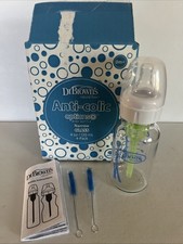 Dr. Brown's Natural Flow Anti-Colic 4 Ounce GLASS Bottles Pack of 4 4 oz