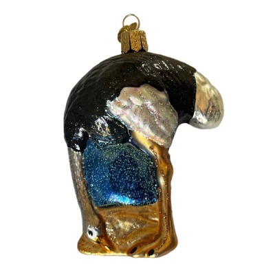 OWC Old World Christmas Blown Glass Ornament 16097 Head In Sand Ostrich No Tag
