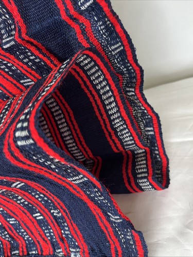 Tela textil vintage MCM Kelim Filipinas provincia norteña de Luzón 58" - Imagen 6 de 11