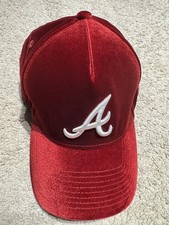 New era Atlanta braves Velvet dreams 2.0' 9FORTY A-frame snapback burgundy