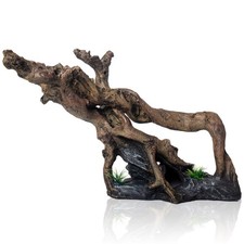 Fish Tank Decorations Aquarium D cor Resin Artificial Tree Trunk Root E E