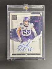 Harrison Smith Auto On-Card /75 Impeccable Stars 2024 #ISS-HSH Panini MN Vikings