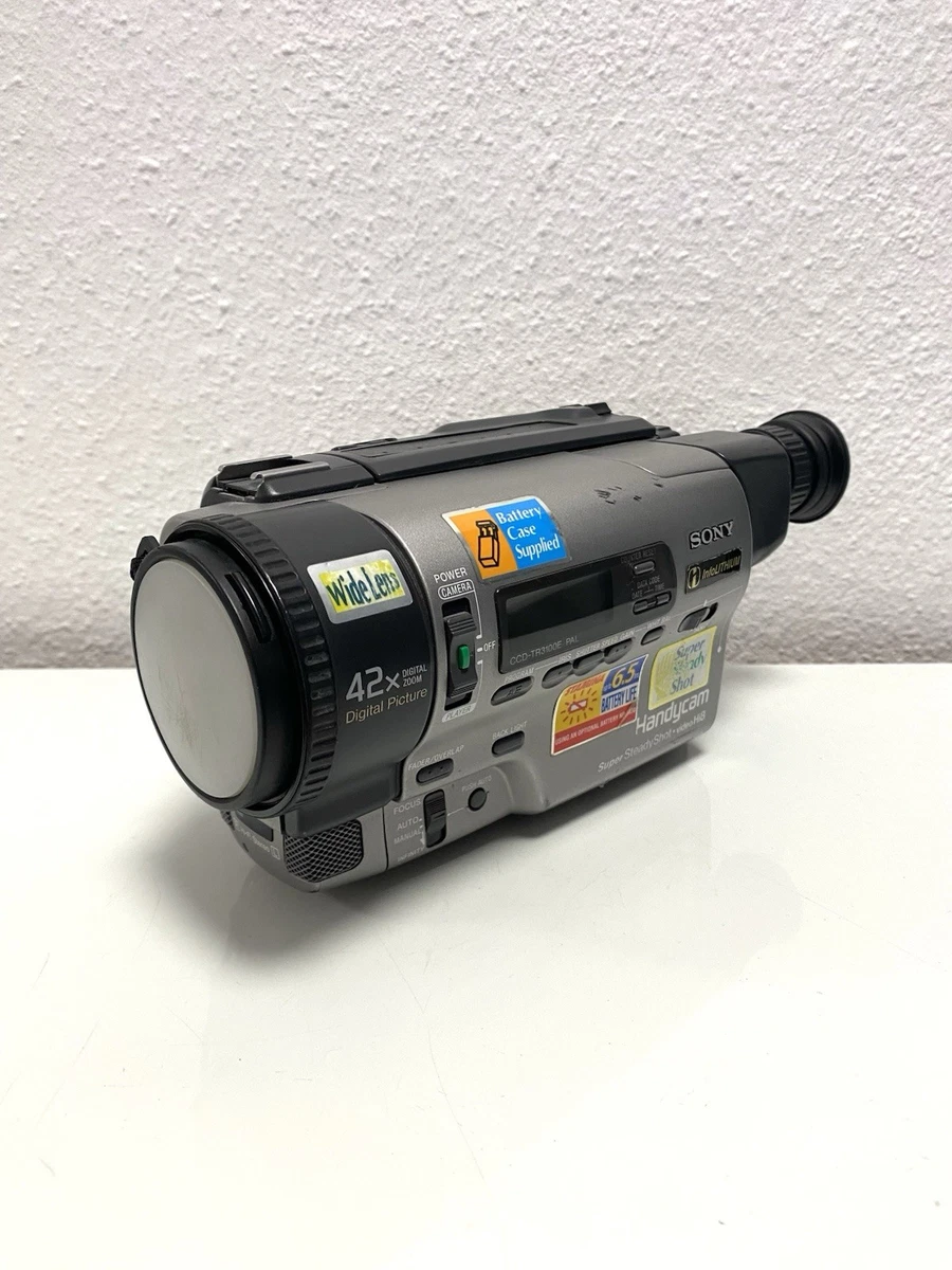 Cámara de vídeo Sony CCD-TR3100E / 8 mm Video8 Hi8 videocámara Handycam / defectuosa