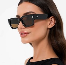 Sunglasses Retro Vintage Women Stylish Trendy Eyeglasses UV400 Protection 2026