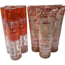 Qty 10 SETS New Bath  Body Works MILK BAR PEPPERMINT Fragrance Mist  LOTION