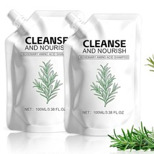 2PCS Rosemary Amino Acid Hair Growth Shampoo for Women and Men, Thinning Hair...