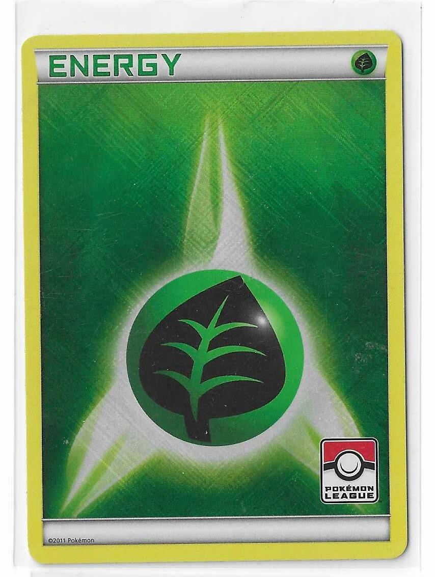 Grass Energy League Stamped Promo 2011 Crosshatch Pokemon TCG Card NM