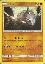 Onix - 105/236 - Cosmic Eclipse Pokemon 2019