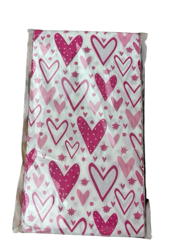 Servilletas de papel para San Valentín 13”x13” 40 unidades 2 paquetes de 20 Foto 3 de 4