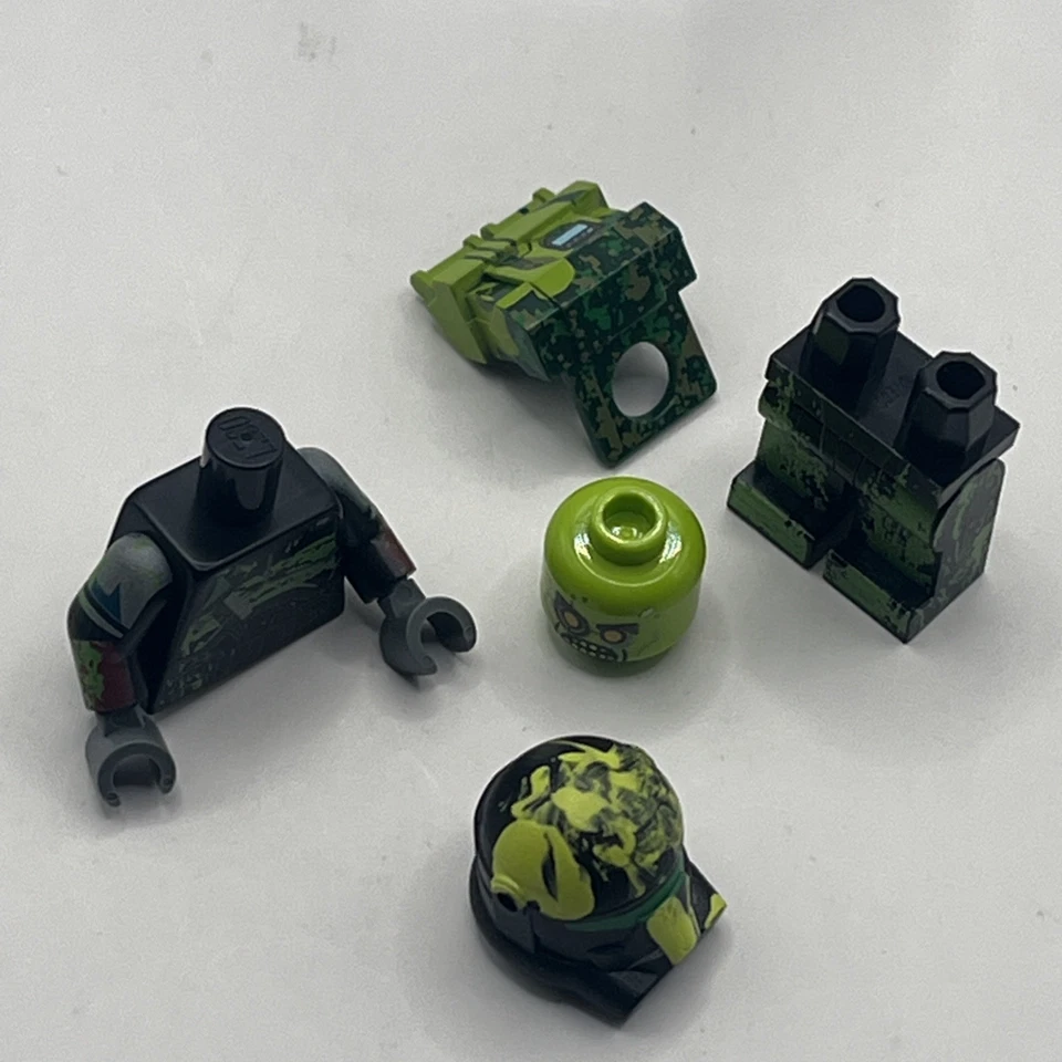 Custom Lego Brickluv Zombie Bad Batch Crosshair Impreso en Piezas Oficiales Lego Foto 4 de 4
