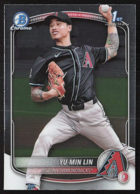 2025 Bowman Chrome Prospects Yu-Min Lin #BCP-27 GS1-20
