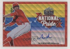 2021 Leaf Metal Draft National Pride Red Wave 1/3 Alejandro Hidalgo Auto v9t