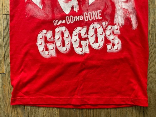NWOT The Go-Go’s 2016 US Farewell Tour, Red, Men’s Sm, New Wave Punk Pop - Picture 5 of 9