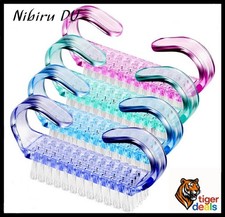 Nail Brushes Mix Color Nail Hand Scrubbing Cleaning Brush Dust Soft Cleaner NEW