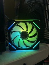 3 Pack - oler On LED Computer Case PC Cooling Fan RGB Quiet PWM 4Pin 12V 120mm