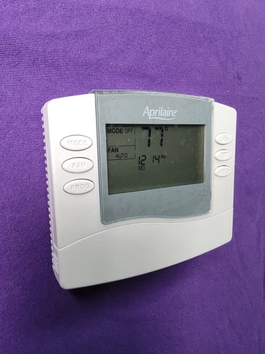 Aprilaire 8463 Thermostat, Programmable Dual Powered Thermostat-Cool-Heat/1 - 1