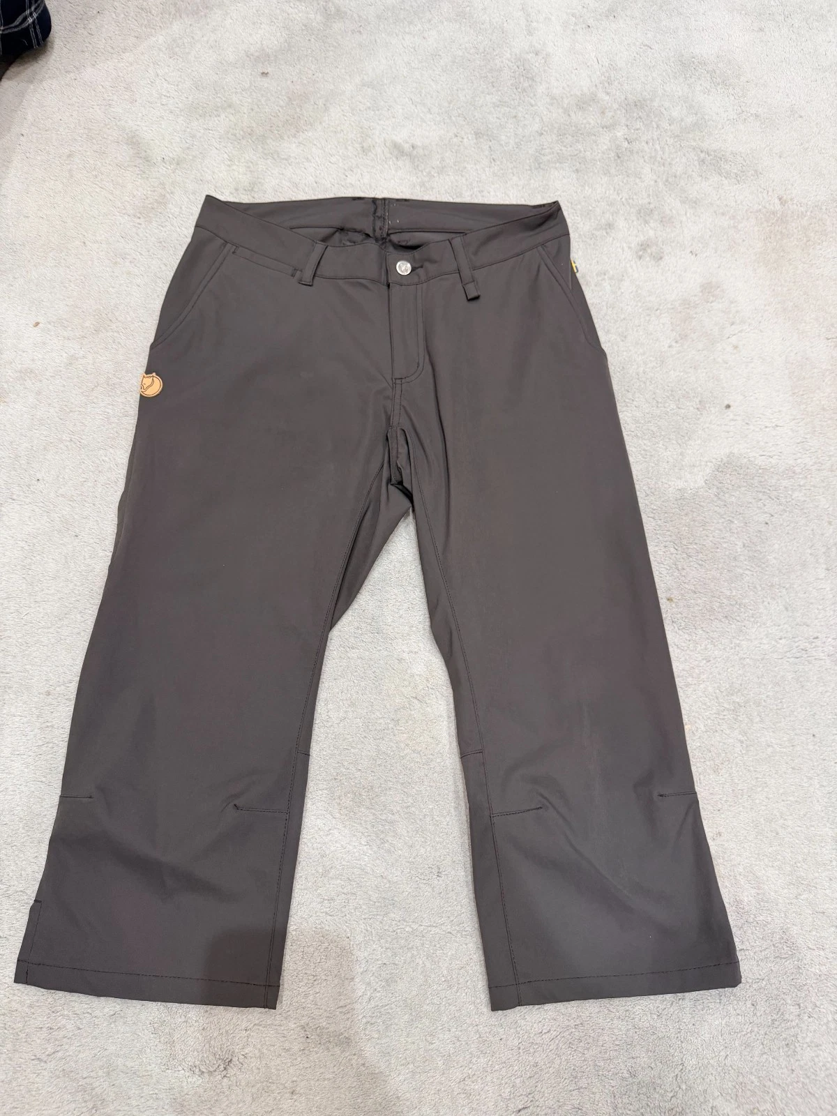 Fjallraven Abisko Capri Pants Trousers Grey Size S EU 38 UK 10 RRP £180