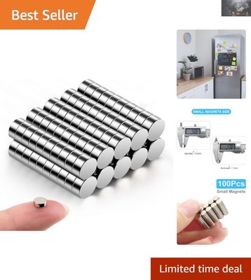 High-Quality 100Pcs 5x2 mm Round Magnets - Ideal for Crafts & Mini Models