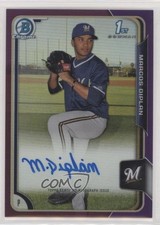 2015 Bowman Chrome Prospects Purple Refractor 198/250 Marcos Diplan Auto ep5