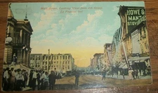 La Fayette Indiana Main Street 1920s Vintage Postcard  S4
