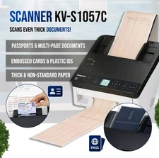 Panasonic KV-S1057C Pass-Through Document Scanner USB 3.1 LAN