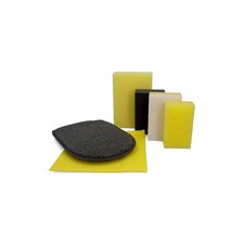 NIGRIN Pflege Reinigungsset Auto Wasch-Set Tuch Schwamm Wasch Handschuh 6teilig