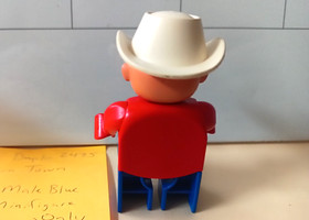 Lego Duplo 2435 Western Town Cowboy Male Minifigure Only 4555pb087