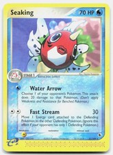 Carta Pokemon R Tcg Rubino e Zaffiro Seaking 21/109 Danneggiata