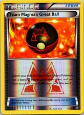 Team Magma's Great Ball 31/34 Uncommon Double Crisis Pokemon Reverse Holo NM on eBay