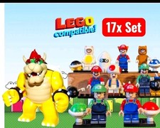 17 New Figure Super Mario Bros Mini figures L...