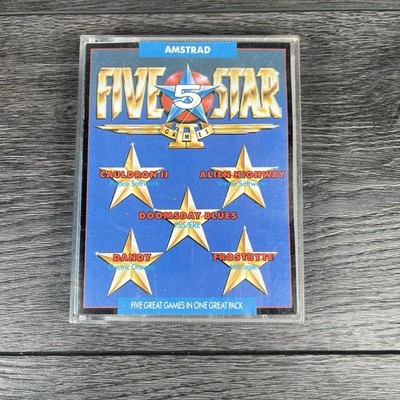Five Star Games II Amstrad Vintage Retro 1987 Videospielkassette