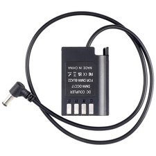 DC Male Plug to DMW-BLK22 Dummy Battery Power Adapter for Lumix S5 GH6 Camera
