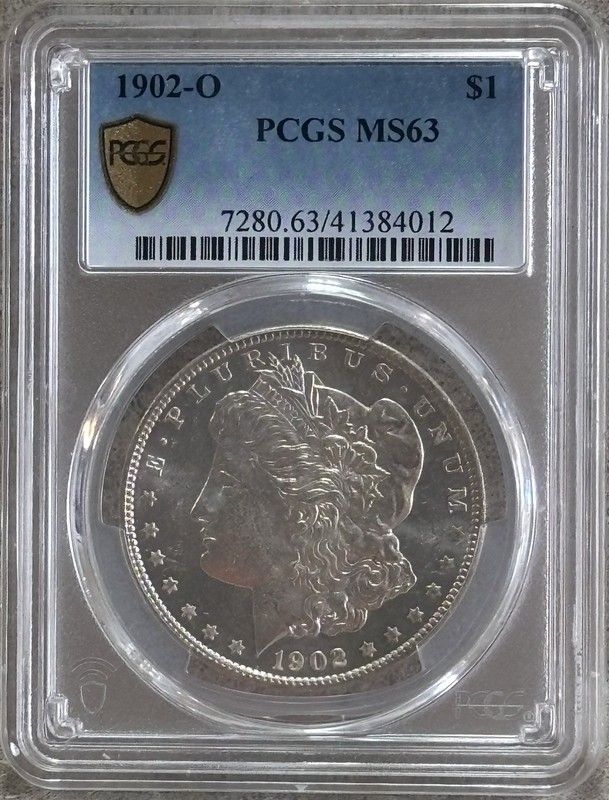 1902-O Morgan Silver Dollar MS63 PCGS