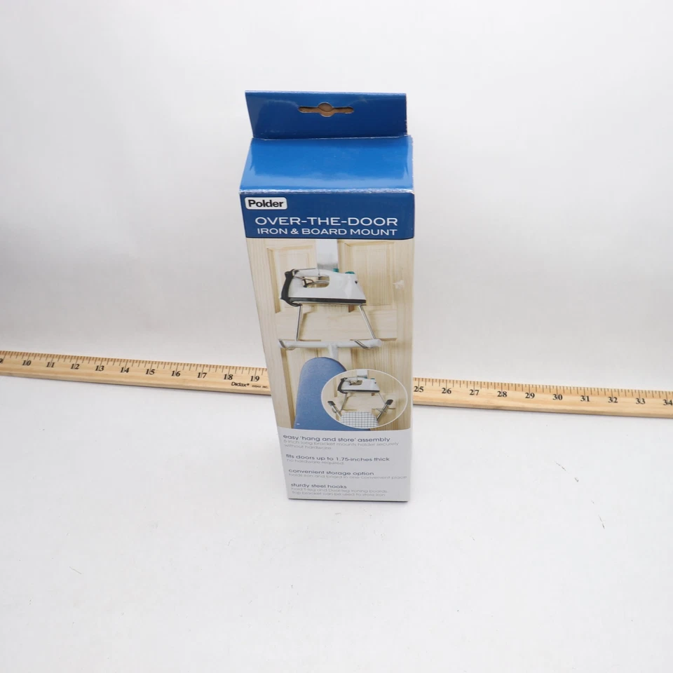 Polder Sobre La Puerta Tablero Montaje Cromo 90617-05 Foto 4 de 4
