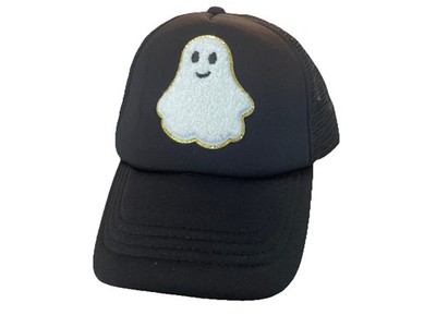 Ghost Logo Foam Mesh Trucker Hat Cap Snap Back
