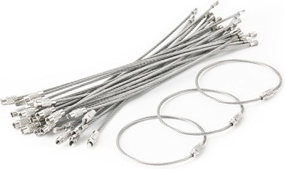 Wisdompro Edelstahl Schlüsselanhänger 16cm Groß Aufhängung