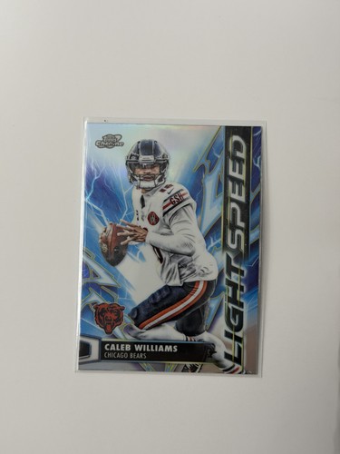 2025 Topps Chrome Cosmic #LS-4 Caleb Williams Light Speed