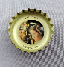 Leia & C3PO - Vintage 1978 Coca Cola STAR WARS Japanese Bottle Cap / Crown