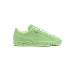 PUMA Suede Mono Triplex Neon Lace Up Youth Boys Green Sneakers Casual Shoes 387
