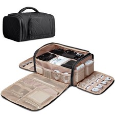 Cable Organizer Bag for Travel Cords  Chargers, Black