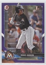 2018 Bowman Draft Purple /250 Osiris Johnson #BD-103 0hw6