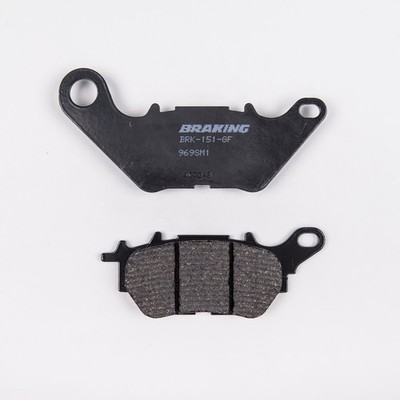 Braking Semi-Metallic Brake Pads #968SM1