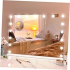 Vanity Mirror with Lights, 32" x 24" Makeup Mirror 32"L x 24"W 17 Led Bulbs