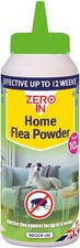 Zero In Home Flea Killer Powder Treatment Shake Vac Carpet Bedding Fresh 300g