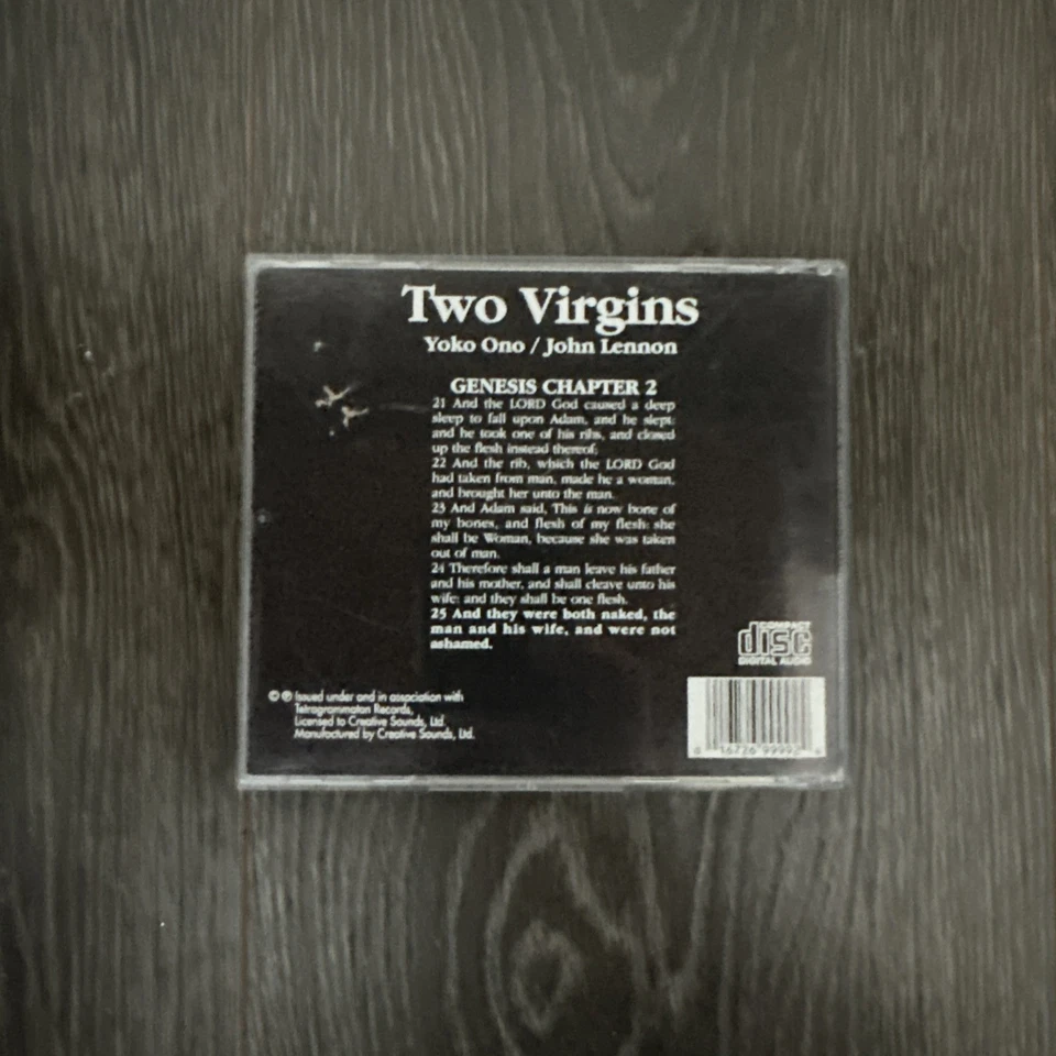 Música inacabada Nº 1: Two Virgins de John Lennon/Yoko Ono (CD) Foto 2 de 3