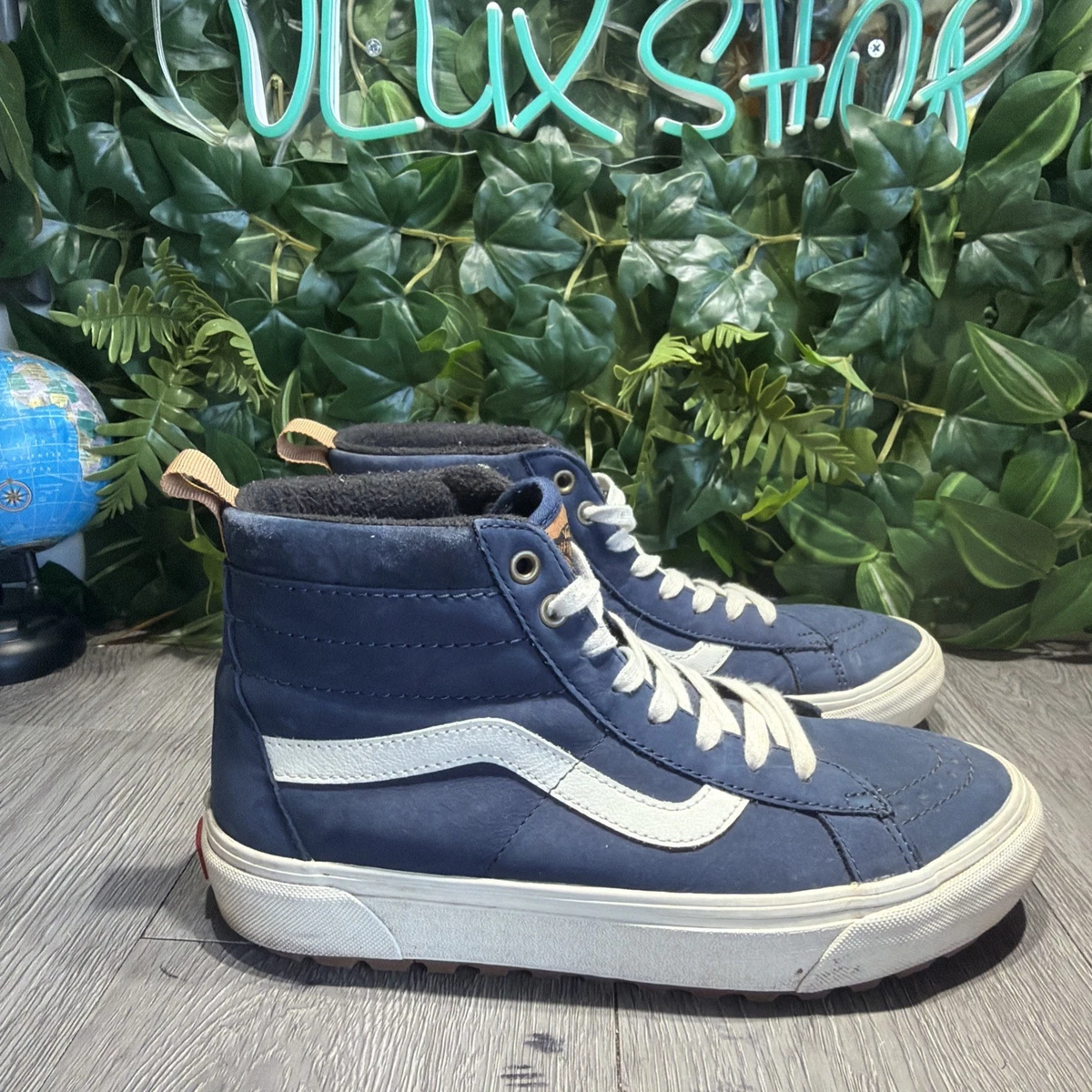 Vans Men Sz 7.5 /Women\'s Sz 9 Sk8 Hi MTE-1 Dress Blue Nubuck Boot Mte $_57.JPG?set_id=8800005007 main image 4
