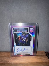 2025 Donruss Elite Ray Lewis Back to the Future Signatures Purple 49/49 Ravens